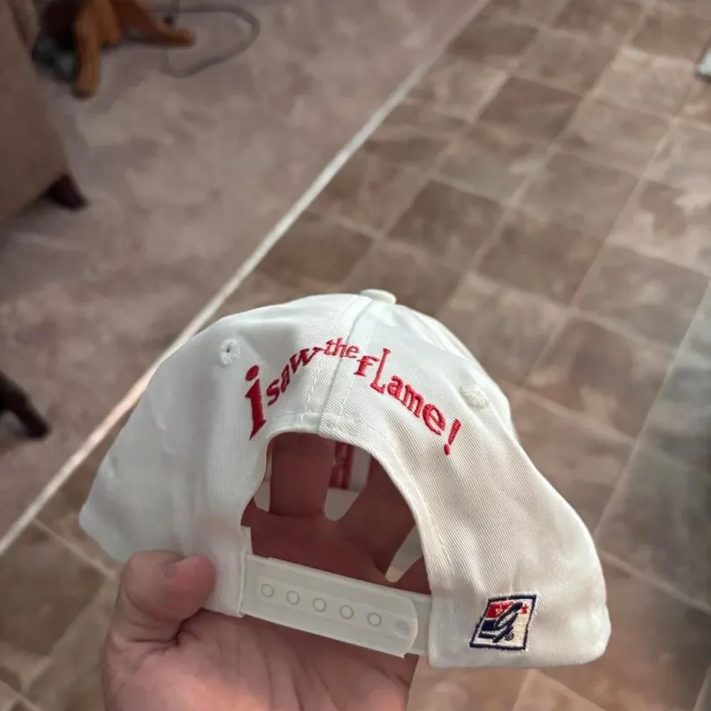 Vintage '96 Atlanta Olympics CocaCola torch relay hat, no flaws or stains, osfa!